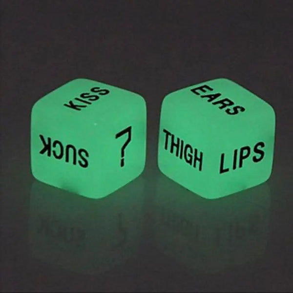 Glow-in-the-Dark Love Dice